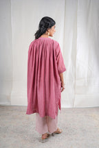 Gulabik – No Print Swiss Cotton 1 Piece Pant in Pink Color Phalak Collection – Indian Wear