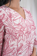 Yamika – Floral Print Mul Chanderi 2 Piece Kurta Set in Pink Color Phalak Collection – Indian Wear